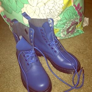 100% authentic royal blue doc martens