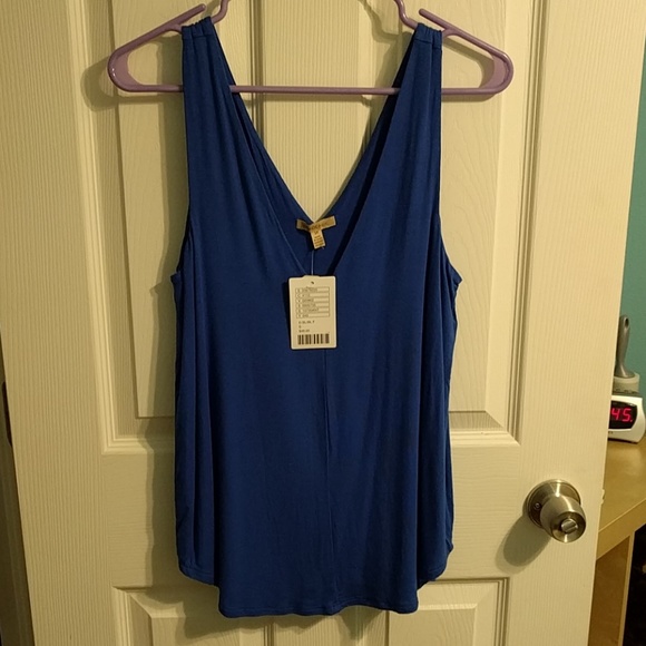 Anthropologie Tops - Anthropologie - Bordeaux - Royal Blue Tank NWT