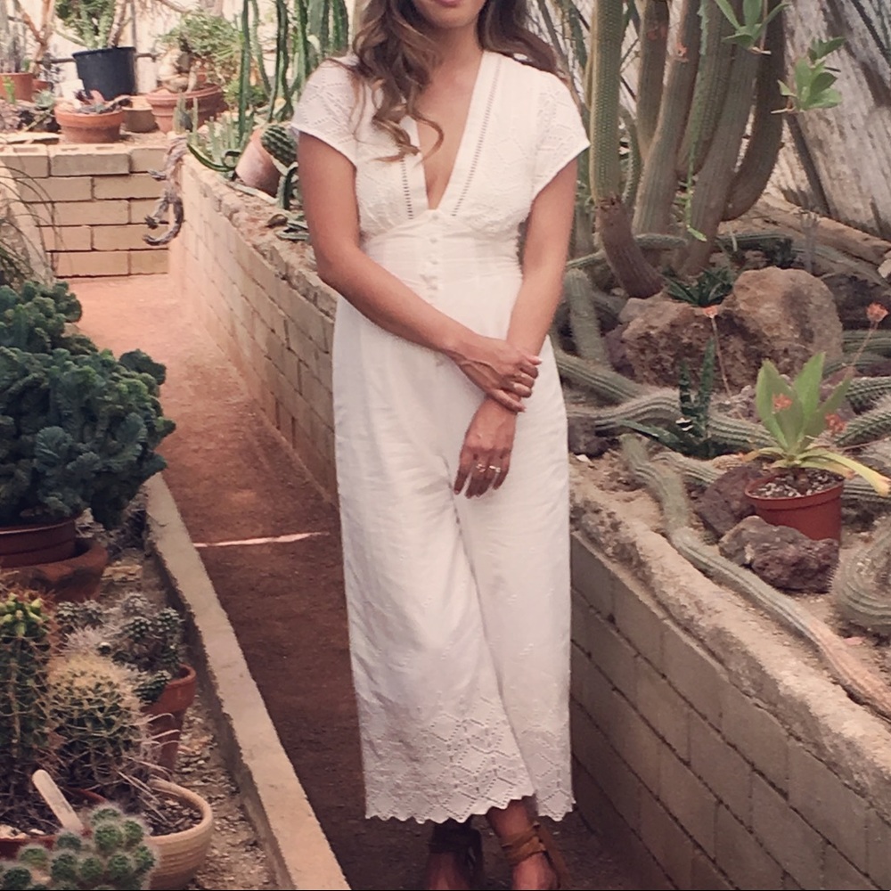 White jumpsuit