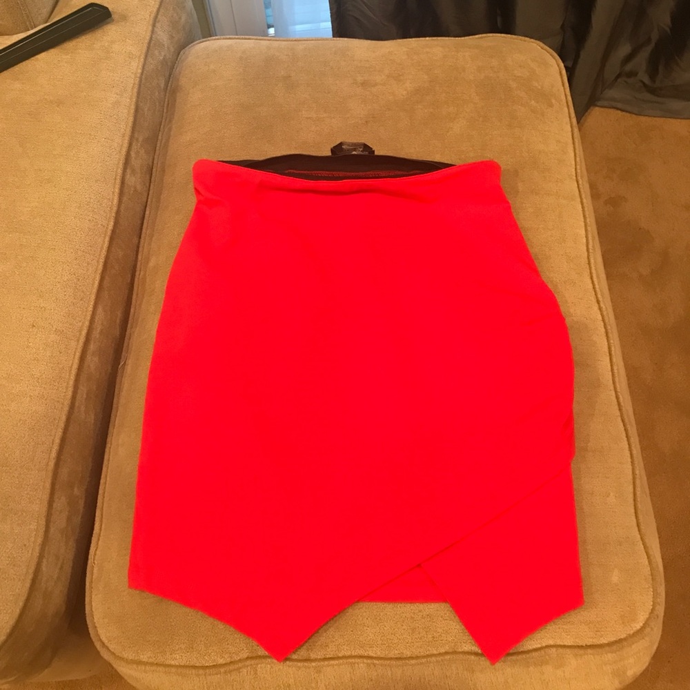 Red Bebe skirt