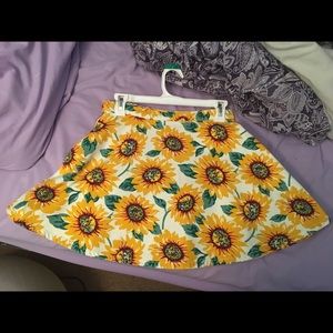 American Apparel Sunflower Circle Skirt