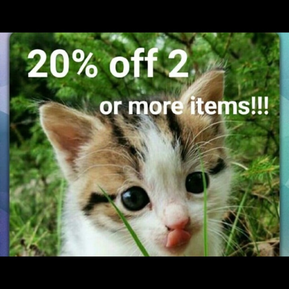🛍20% off 2 ITEMS!!🛍