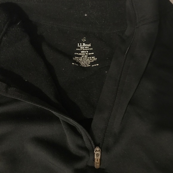 Black L.L. Bean Fleece - Picture 3 of 3