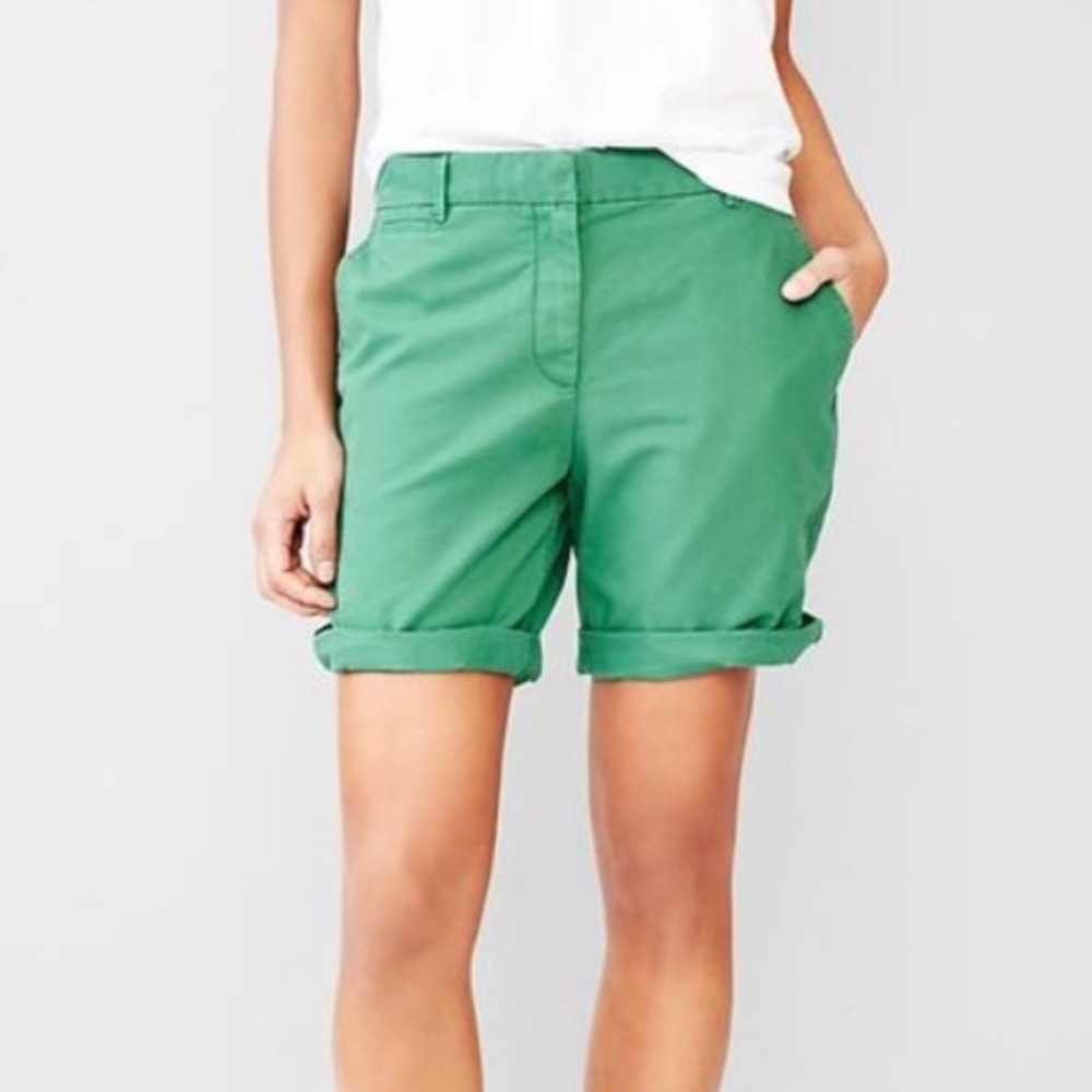 Gap Boyfriend Roll-up Shorts