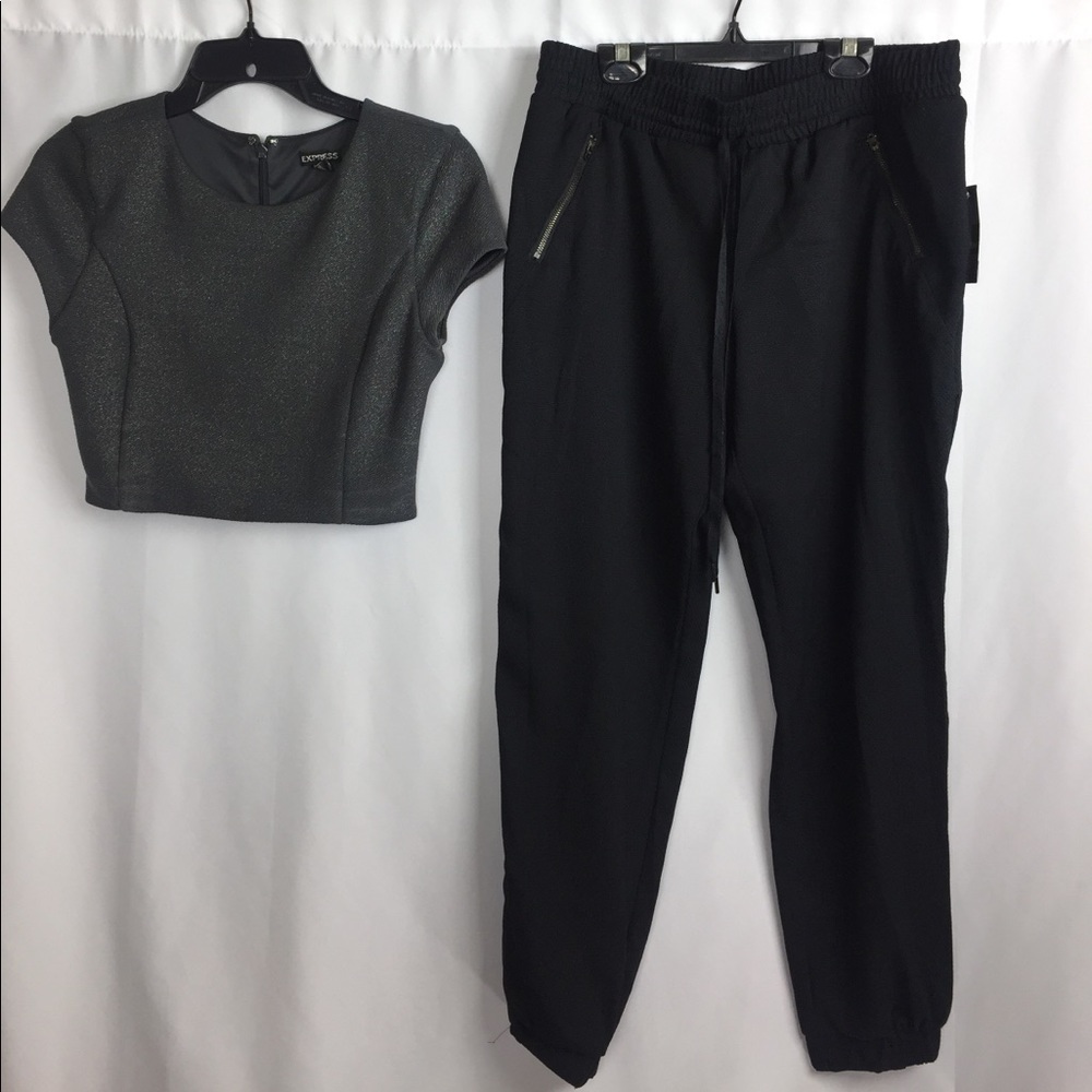 Express Crop Top S, Mossimo NWT Pants S