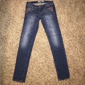 Hollister Jeweled jeans.