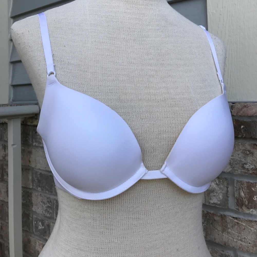 Victoria secret white push up bra