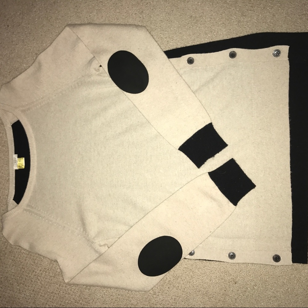 Loft sweater, elbow patches, worn once!