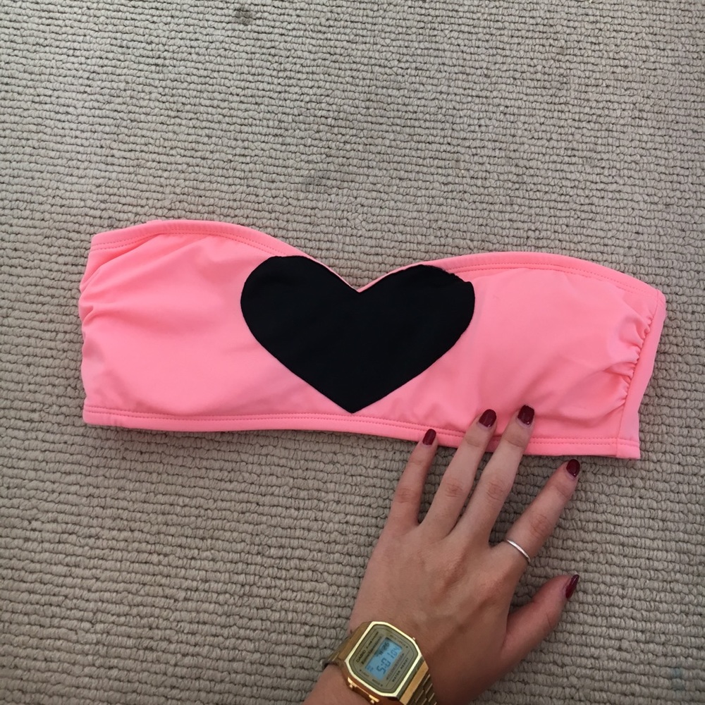PAC sun LA heart bikini top