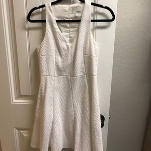 Great condition white fit and flare dress