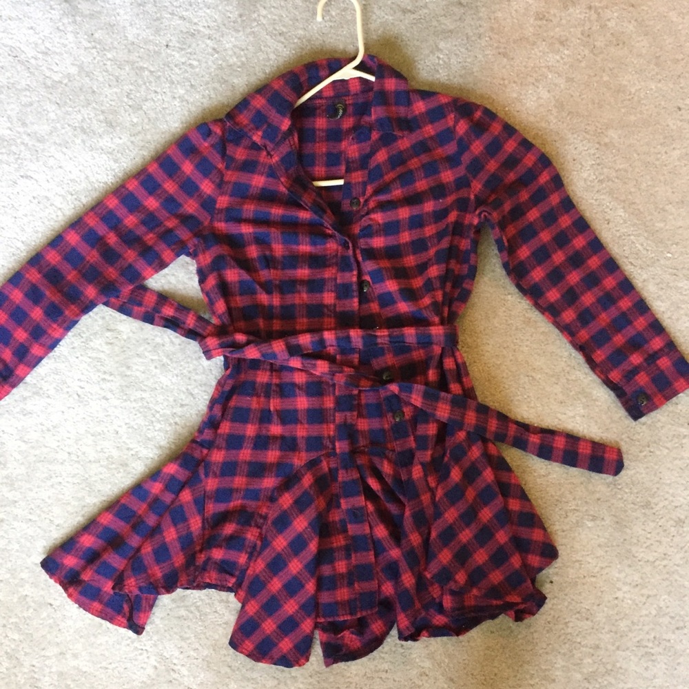 flannel dress
