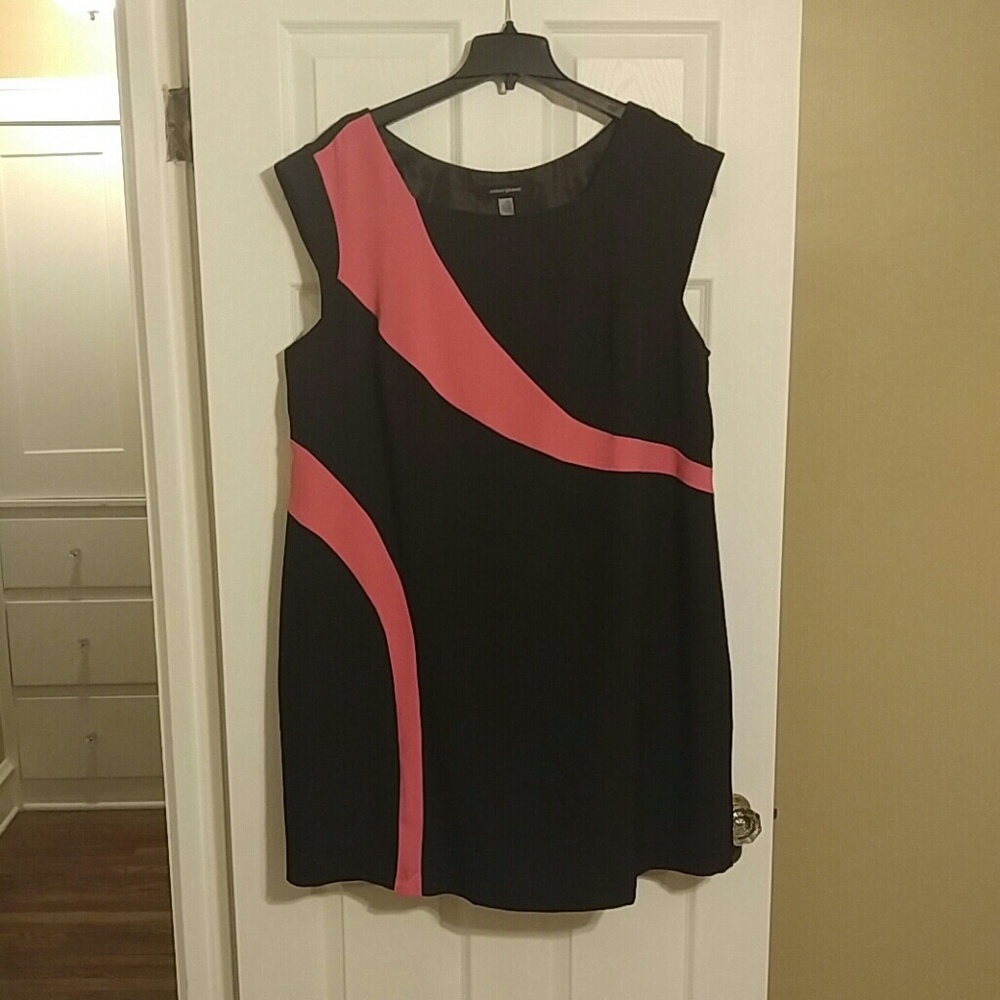 Black and Pink Dress from Ashley Stewart