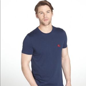 Burberry Brit Navy Tunworth Streaked CrewNeck