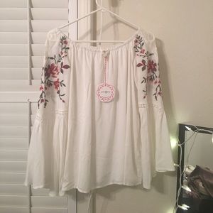 Off shoulder top