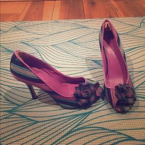 Size 8 peep toe heels