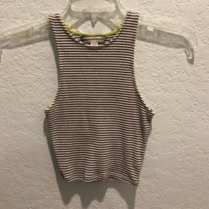 striped american eagle tank top