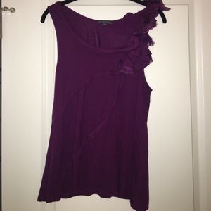 Anthropologie One September purple top