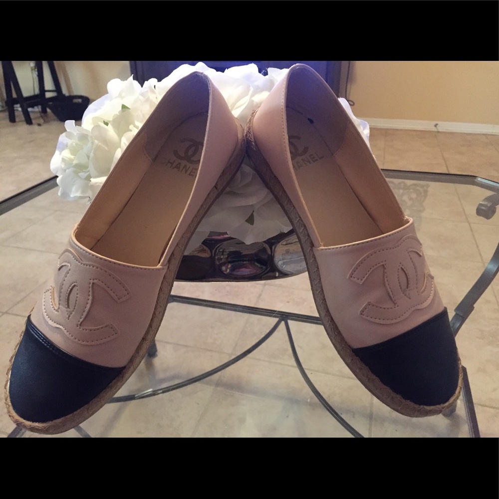 Coco Chanel inspired espadrilles