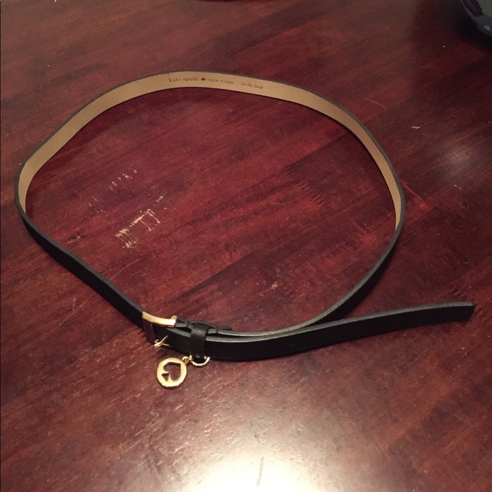 Kate Spade Leather Belt with Charm