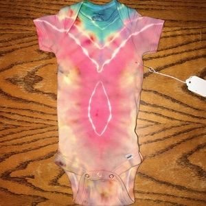 HANDMADE Tie Dye Baby Gerber Onesie