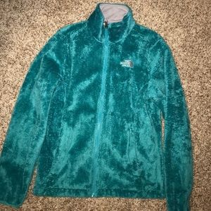 teal north face!