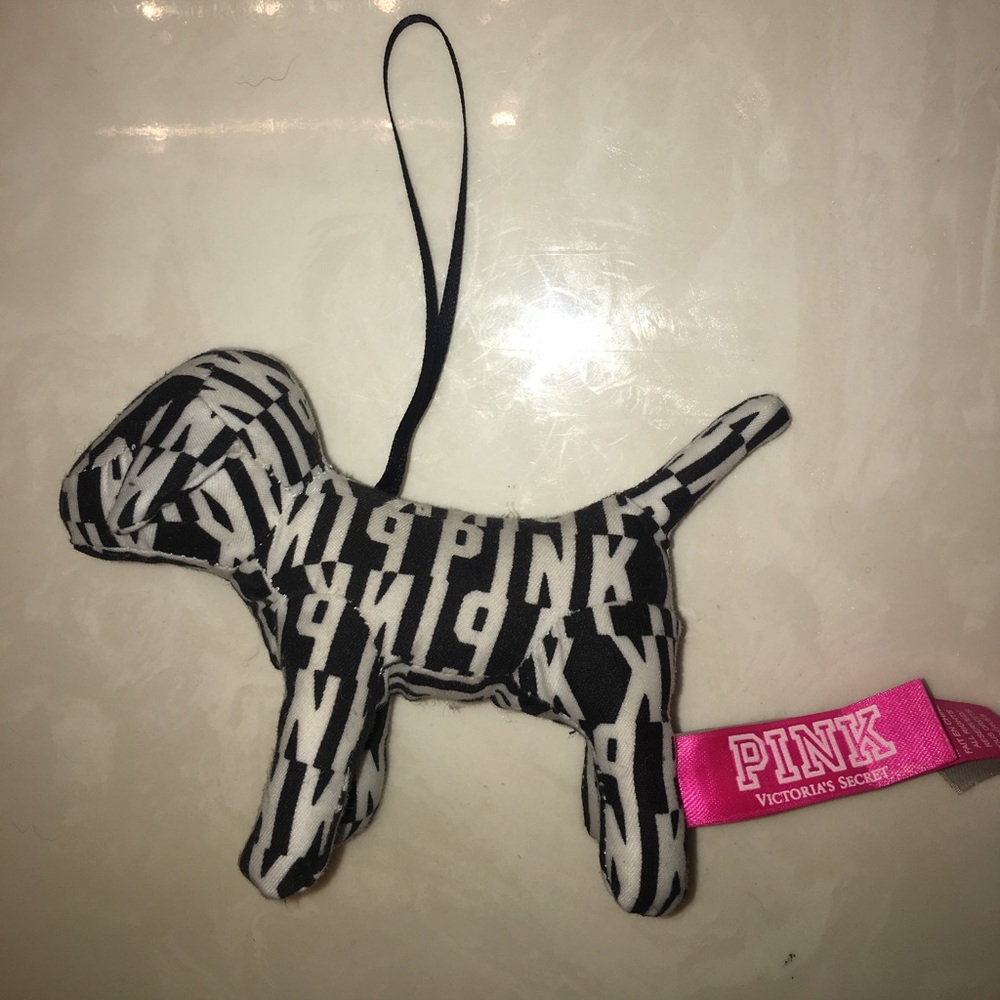 Victoria's Secret Pink: Stuffed dog ornament