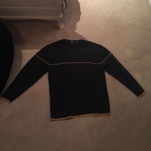 Vintage navy blue over-sized sweater