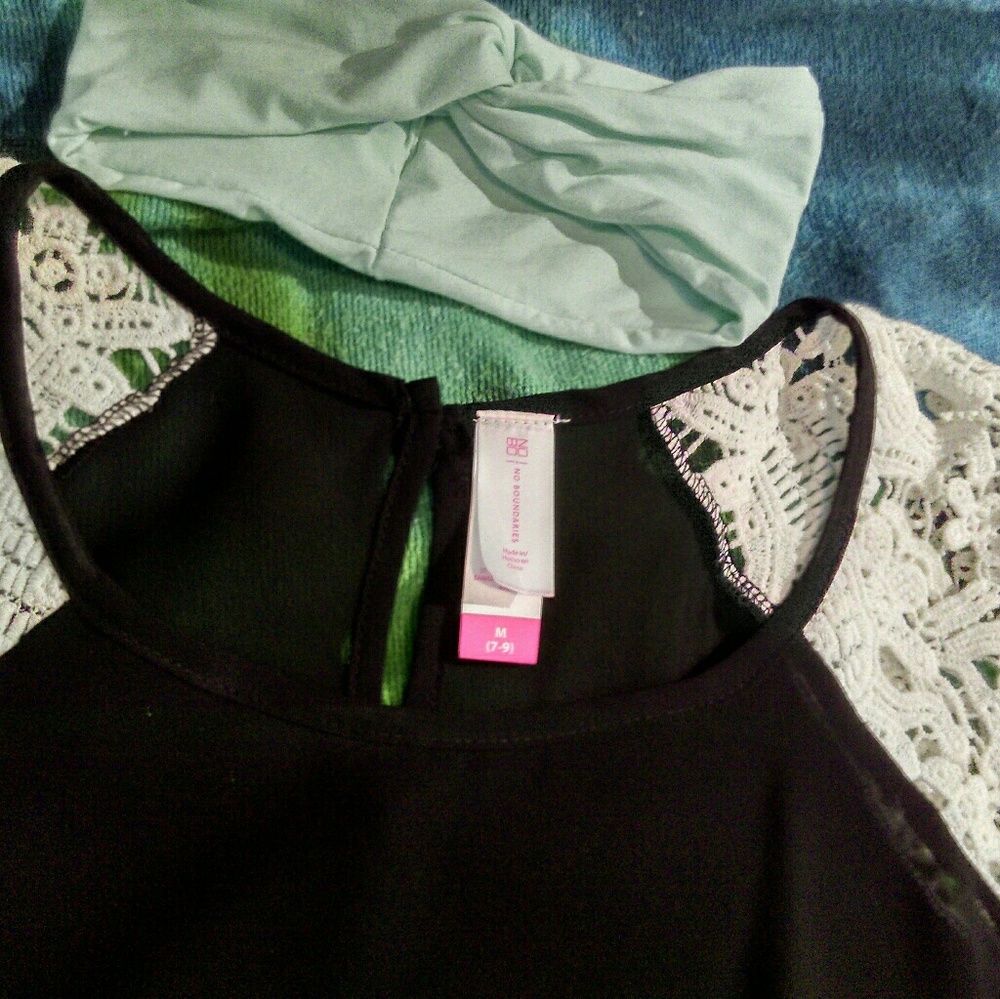 Black & Lace tank/shirt