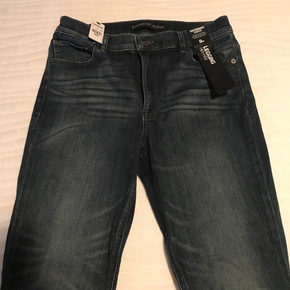 Express jeans high rise legging new with tags