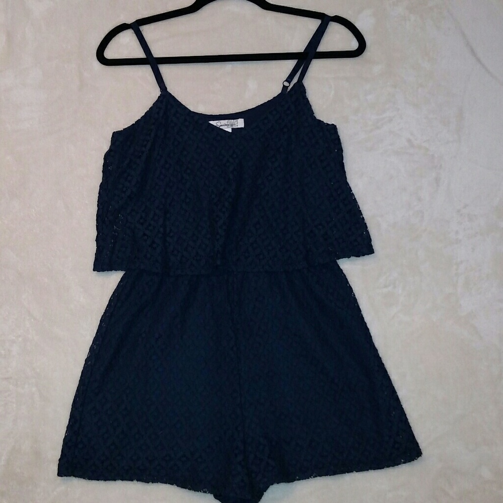 Navy romper