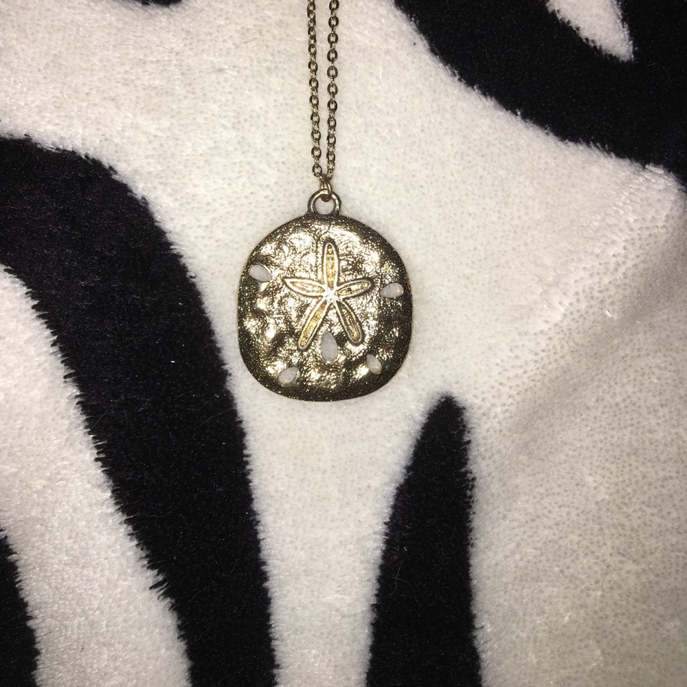 Sand dollar necklace