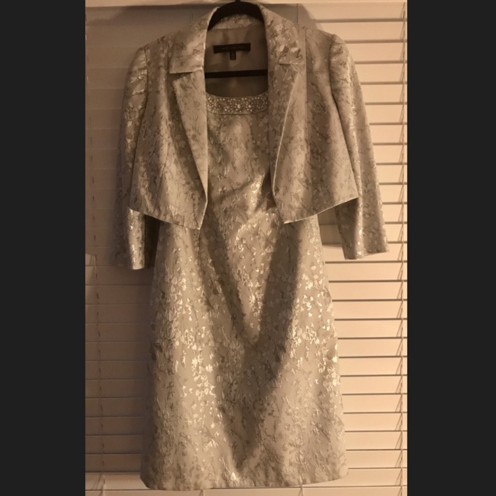 Carmen Marc Valvo Dress + Jacket- Mother of Bride