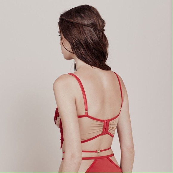 For Love & Lemons SKIVVIES Ruby Bralette - Picture 4 of 4