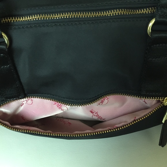 Kipling Leilani Nylon Satchel - Black Add'l Photos - Picture 3 of 5