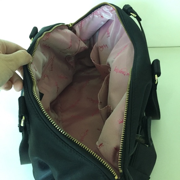 Kipling Leilani Nylon Satchel - Black Add'l Photos - Picture 5 of 5