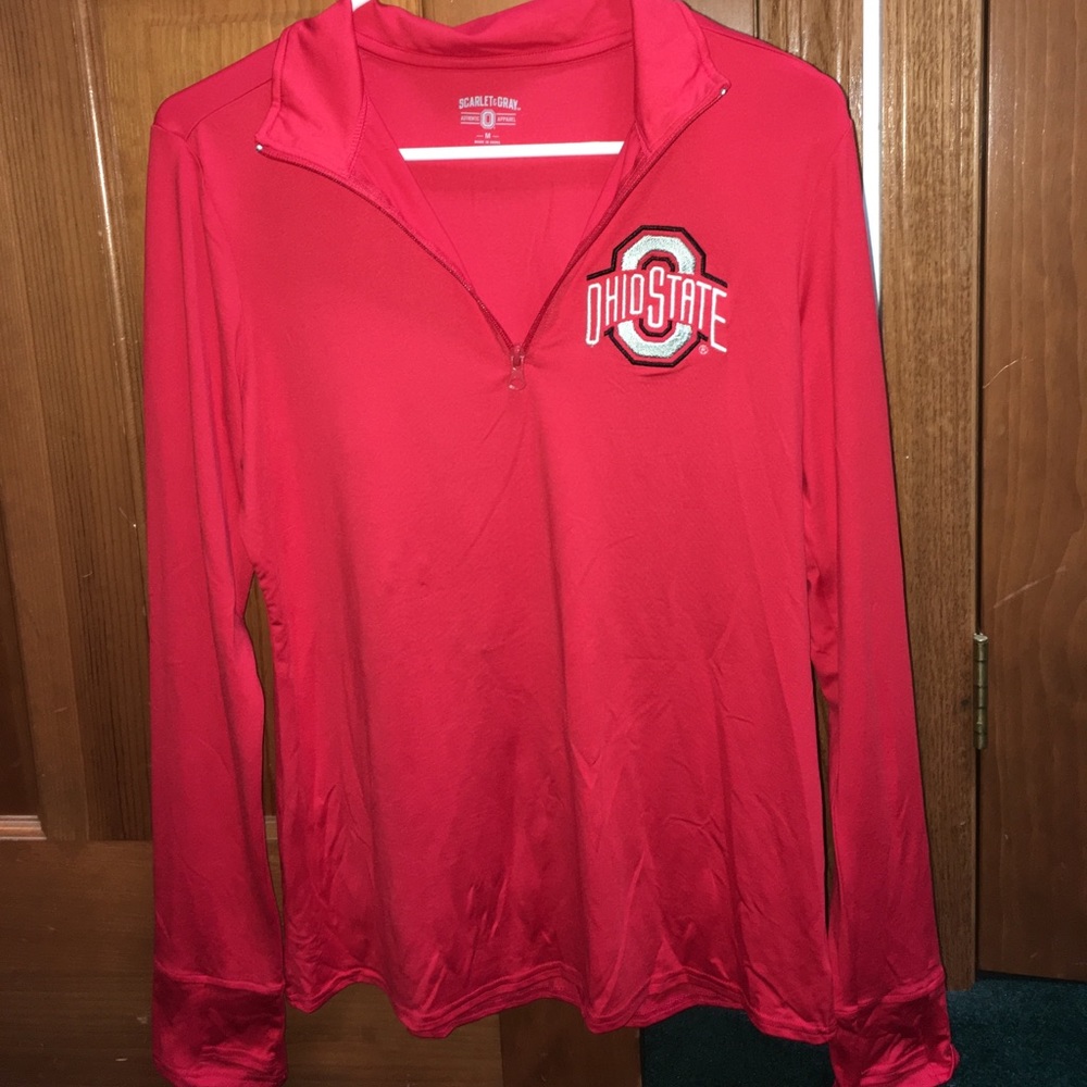Ohio State Red Half Zip