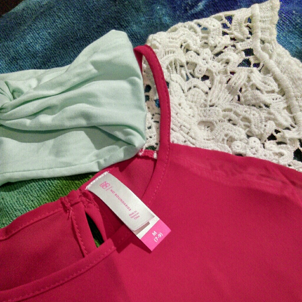 Red & Lace tank/shirt