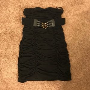 Black Strapless Dress