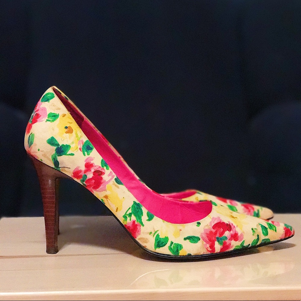 LAUREN Ralph Lauren Floral Heels