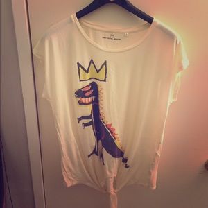 Jean-Michel Basquiat T-Rex tie shirt (UniQlo)