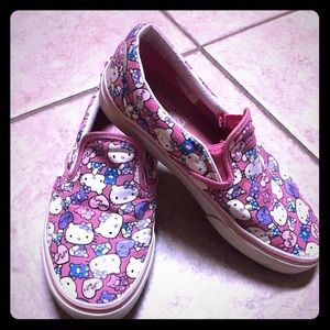 Hello kitty Vans 💜💗💙