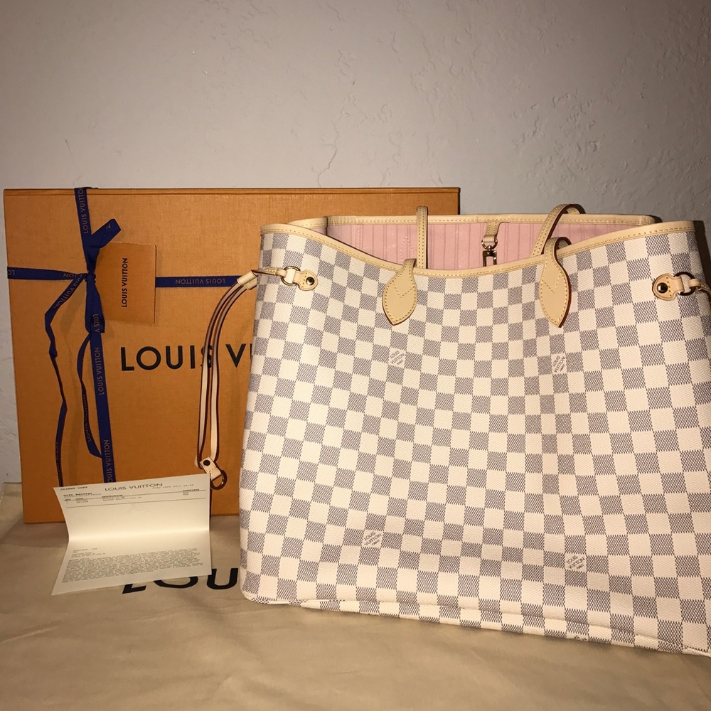 SOLD. Louis Vuitton Neverfull GM Rose Ballerine