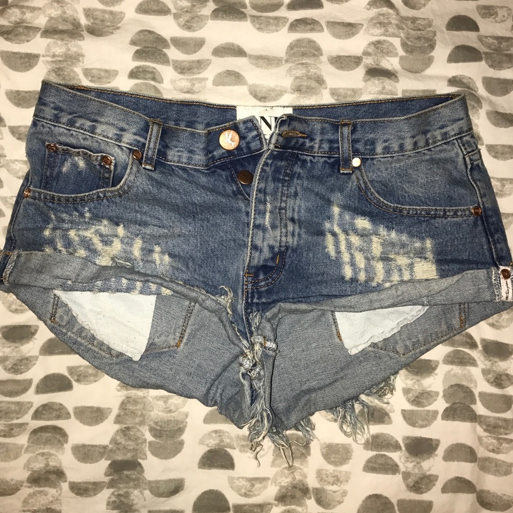 One Teaspoon Denim Shorts