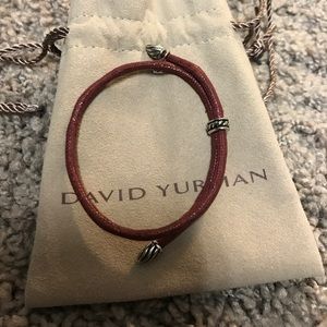 David Yurman Red Bracelet