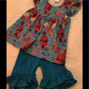 NEW! Girls Boutique Trolls Outfit