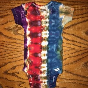 HANDMADE Tie Dye Baby Gerber Onesie
