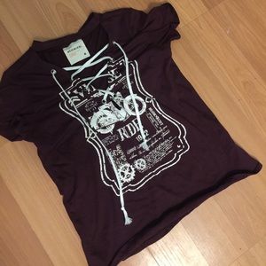 American Rebel maroon shirt