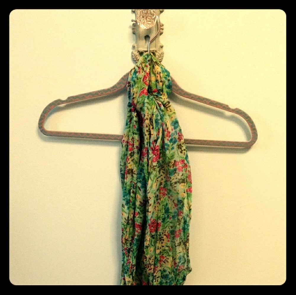 Floral Print Scarf