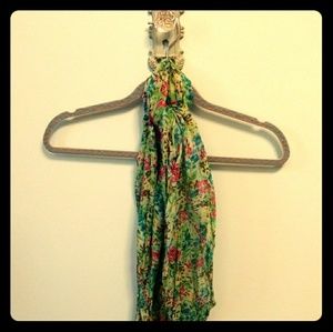 Floral Print Scarf