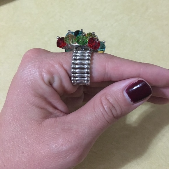 Multi-Color Stretchable Ring - Picture 2 of 2